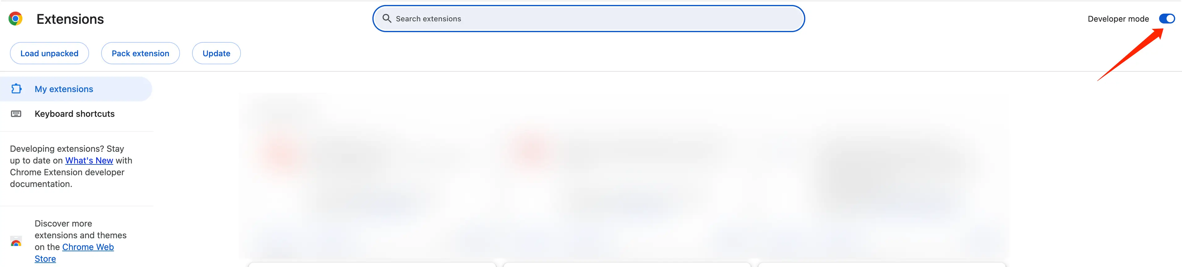 Enable developer mode